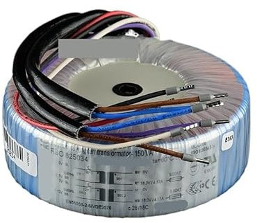 KOSBO Trasformatore toroidale 150VA Trasformatore toroidale Doppio 18V