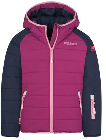 Trollkids Kids Hafjell Snow Jacket PRO 98, Navy/Plum