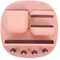 Amosfun Aufbewahrungsregal mit Fernbedienung Duschregale Garage Inhaber Bad buchablage storage shelves organizer Telefonständer zur Wandmontage Telefonhalter zur Wandmontage p.s Rosa