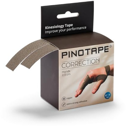 Pinotape Sport Correction Kinesiologie Tape Hands Dark Grey 2 x 5 m x 2,5 cm