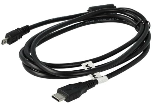 vhbw Câble de données USB-C compatible avec Sony Alpha A200 appareil photo, 150 cm