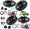 Kit Evotuning Altoparlanti Pioneer TS-G170C per Fiat Panda 169 dal 2003 al 2012 Anteriori e Posteriori Set 4 Woofer + 4 Tweeter + Adattatori e Griglie Tweeter (NO Plug and Play)