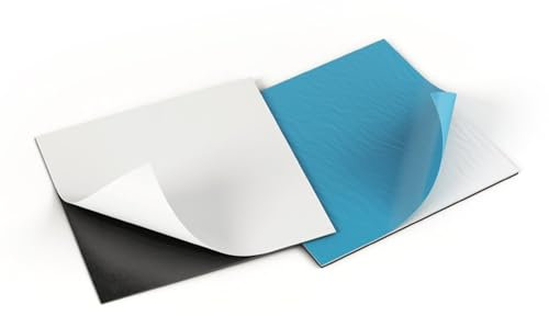 Magnetaufhängungen selbstklebend für Bilder und Schilder (2 Stück) Quadratische Magnetaufhängung (10cm x 10cm) mit passendem Gegenstück