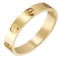 Generisch Frauen Halskette Zirkonia Edelstahl Vergoldet Dünnes Gold Ring (Ring 56)