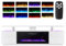 Soporte de TV de Chimenea eléctrica de 180 cm Consola Multimedia con Almacenamiento e Inserto de Chimenea de 92 cm, Control Remoto 12 LED Backlight 12 Colores de Llama Temp 900W 1800W White