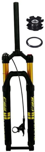 AADDFDD MTB-Federgabel 27,5 29 Zoll 28,6 mm gerades Rohr Mountainbike-Federgabel vorne 15 * 100 mm Steckachse Federweg 120 mm XC AM DH Fahrrad-Scheibenbremse
