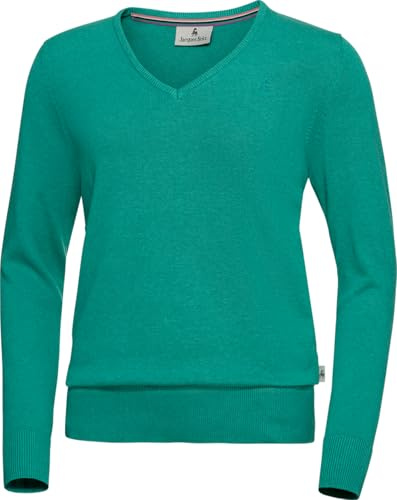 Jacques Britt Damen Pullover mit V-Ausschnitt, weicher Feinstrick aus Reiner Baumwolle, warm, bequem & atmungsaktiv für Herbst und Winter, figurfreundlich, Gr. S–XXL