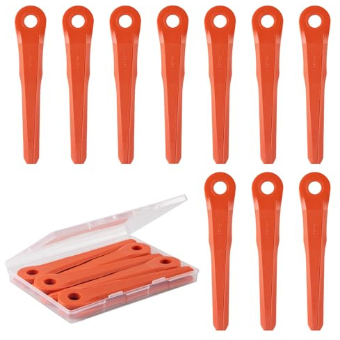 YAMAKATO 10 Lames en Plastique compatibles avec Les Têtes Faucheuses STIHL PolyCut 6-2, 6-3, 7-3, 28-2 et 48-2, Remplacement pour 4002 007 1000