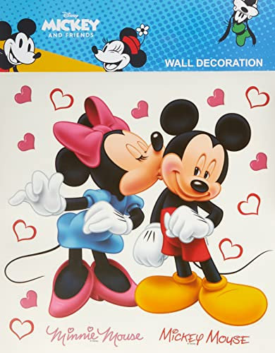 AG Design DKs 1085 Wall Sticker Disney-Autoadesivo, bambù, Multicolor, 30 x 30 cm