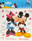 AG Design DKs 1085 Disney Micky Maus, Wand Sticker, Papier, Mehrfarbig, 30 x 30 cm