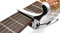 KAPODASTER KONZERTGITARRE - CAPODASTER FÜR GITARREN - CLASSIC KAPO IN WEIß - INCL. 3x PLEKTREN GRATIS