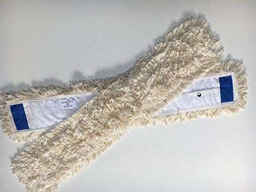 2x Professional 110cm Wischmop 100% Baumwolle Staubmop Bodenwischer