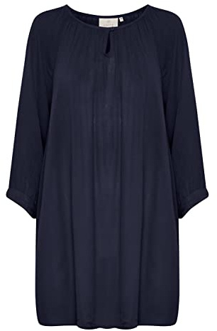 KAFFE Damen Tunika Amber Damen Tunika Amber 3/4 Arm Casual Shirt Rundhals 3/4 Ärmel
