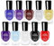Abitzon Neu Nagellack-Set (10 Flaschen) - Ungiftig, Umweltfreundlich, Einfach Abziehen und Schnell Trockener Nagellack auf Wasserbasis