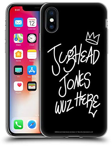 Head Case Designs Offizielle Riverdale Jughead Wuz Here Grafik Kunst Gelhülle [Militärischer Schutzgrad] Kompatibel Mit Apple iPhone X/iPhone XS Und Kompatibel Mit MagSafe