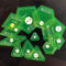 YICBOR Set mit 12 Patchwork-Vorlagen aus englischem Papier