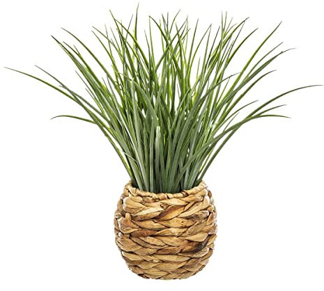 Atmosphera - Herbe Artificielle Pot tressé - H48-5 cm