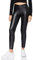 Urban Classics Damen Leggings aus Kunstleder, Schwarz, XS