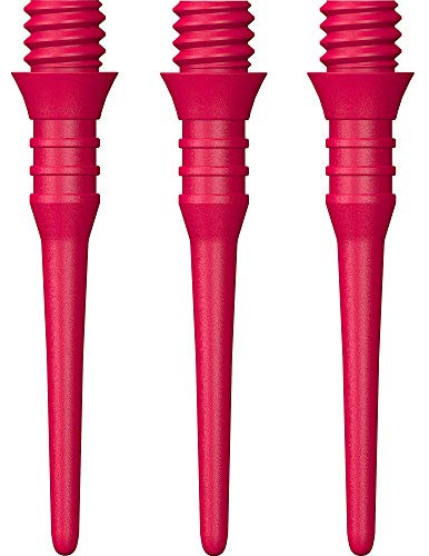 Mission Darts Titan Pro Soft Tip Dartspitzen | 2ba Kunststoff Softip 5 Packungen mit 50 Punkten, Neon Pink (5xX9161)