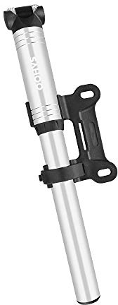 VOANZO Mini Bike Pump mit Manometer, Fahrradluftpumpe Portable Compact für MTB Rennrad Mountainbike