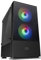 Mars Gaming MCZ,Caja PC Gaming Micro-ATX/Mini-ITX, Compacta con 2 Ventiladores FRGB, Frontal Mesh, Cámara Dual, Soporte Refrigeración Líquida, Negro