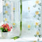 Agatige Rideaux Transparents Floraux, 80 X 200cm Rideaux Minces Sunflower Rideaux Brodés Salon Cuisine Chambre Rideaux Élévateurs Décoratifs