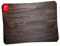 Tischset | Platzset abwaschbar - Holzoptik Dunkelbraun - 4 Stück aus erstklassigem Vinyl (Kunststoff - BPA-frei) - rutschfeste Tischunterlage mit zeitlosem Design - Tischmatte - Made in Germany
