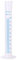 Euvoym 1 Piece 100ml Transparent Blue Line Measuring Graduated Cylinder Science Measuring Lab Test Tube Flask Liquid Measuring Tools (100ml)