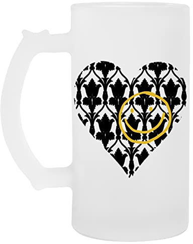 Vendax Ich Liebe Sherlock Glas Bierkrug Glass Beer Mug Cup