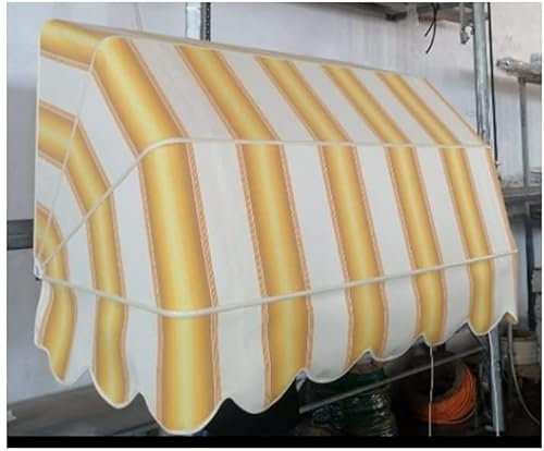 Generico Tenda da Sole Modello CAPPOTTINA a 4 Raggi Realizzata in Tessuto Acrilico TEMPOTEST para' o in PVC, (L.150 cm * S.80 cm)