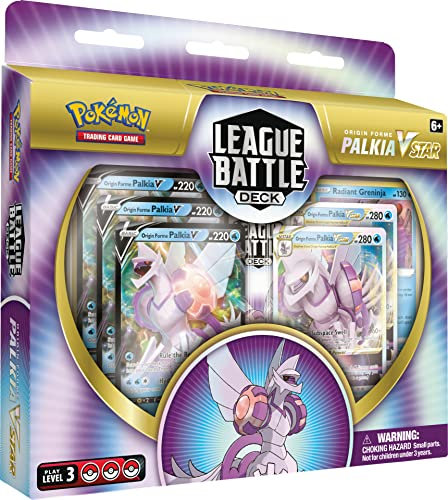 Pokémon- Origin Forme Palkia VSTAR Baraja de Batalla de la Liga, Multicolor (290-85236)