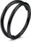 VFUN 18G 10MM 316L Edelstahl Nasenpiercing Septum Piercing Nasen Piercing Nase Conch Piercing Ring Damen Segmentring Ohrring Helix Daith Tragus Piercing Ohr Schwarz