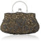 CORIOS Borsetta da Sera Donna Pochette con Perline Glitterate e Perline con Paillettes Borsa a Spalla Elegante Borse Messenger Retro Borsa a Tracolla Cocktail Festa Cerimonia Ballo Clutch Verde