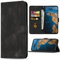 Bear Village Hülle für Huawei Y5 2019 / Honor 8S, PU Leder Handyhülle Klappbar Handytasche, Schutzhülle mit Kartenfach für Huawei Y5 2019 / Honor 8S, Schwarz