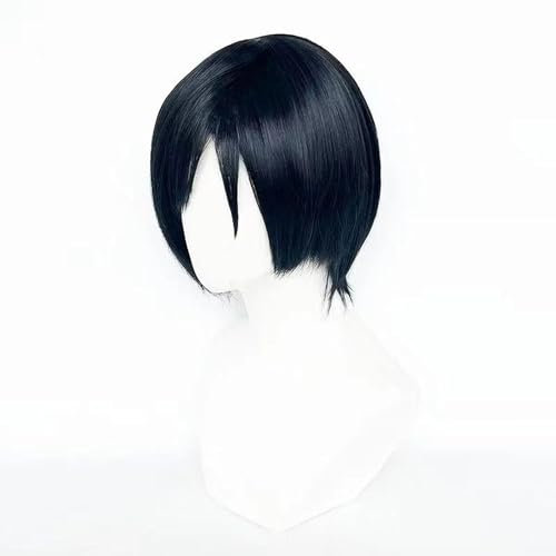 Anime Cosplay Perücken Haare Schwarze Kurze Perücke Geeignet Für Halloween Party Zubehör Perücken