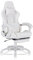 HOMRACER gaming chair,Computer chair,Ergonomic desk chair,Massage chair, Office chair for home,360°- Swivel seat,Linkage armrest,High back,Present(Classic White)