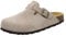 AFS-Schuhe 3900 Herren Clogs, Bequeme Hausschuhe für Männer, Pantoffeln aus Leder, Made in Germany (47 EU, Quarz Nubuk)