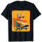 Coole Sonnenbrille Skateboard Katze Outfit für Jungen und Mädchen T-Shirt