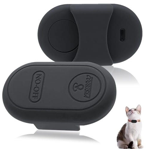 Counlisha Silikon-Halterung, kompatibel mit Galaxy Smarttag2 für Hundehalsband, schlanke Gummi-Abdeckung für Haustierzubehör, sichere Hülle für Galaxy Tag 2 (2023), Tracker für Katze, Tasche, 2 Stück