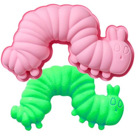 Generisch Silikon Backform Raupe, Raupen Backform|, Backform Raupe Nimmersatt Silikon, Muffinbackformen Silikon, Ostern Silikonform, Raupenform, Chiffon Brotform, Raupe, Modellier Kuchenform