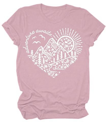 Camisetas Mujer Camisetas Rosa Fucsia Blusas Estampadas para Dama Blusas Sueltas Elegantes Blusa Negra Fiesta Mujer Camiseta TéCnica Manga Larga Mujer Camisetas De Mujer De Moda Polos Blancas para