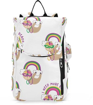 Caihoyu Tennisschläger-Ball-Rucksack, wasserabweisend, für Damen und Herren, Faultierbär