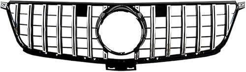 LeLEEEE Für Mercedes Benz ML Class W166 AMG GT R 2012-2015 ML300 ML320 Auto-Frontstoßstangengitter Auto-Frontstoßstangengitter Double Line Grille