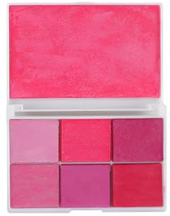Fkereg Stamp Ink Pad 7 Colors, Washable Rubber Stamp Ink Pad,Craft Ink Pads for Stamping, Stamp Pads for Classroom, Finger Print Ink Pads for Card Making Art DIY Color Scrapbook Paper (Pink)