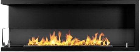 Divina Fire Camino a bioetanolo da Incasso ad Angolo biocamino angolare 120x45 SUTRI 120 SX