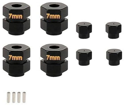 Modifikationszubehör 4-teilige Sechskant-Adapter Für Erweiterte Felgen Für Axial TRX4M 1/18 RC Crawler Cars