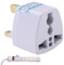 Adaptador De Enchufe De Viaje - Convertidor De Toma De Corriente Portátil,Enchufe De Cargador De 3 Pines Para Afeitadoras Eléctricas, Cepillos De Dientes O Depiladoras Británicas Para Viajes, Campi