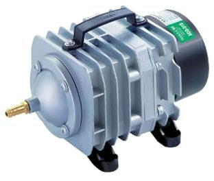Hailea ACO-45 Air Pump, High-Performance 45L/min Aerator for Ponds, Aquariums, and Hydroponics - Quiet, Durable Aluminum Alloy Design with Low Energy Consumption and Easy Maintenance
