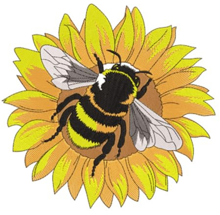 HKLIOPU Kreuzstich Stickpackung 11CT Sticken Set Bienen und Blumen Erwachsene Kreuzstich,DIY Stickbilder Vorgedruckt Kreuzstich für Anfänger Home Decor 30x30cm (LZ187)