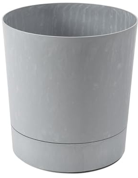 LAMELA Planter, Grey Concrete, 14,5 cm 1,8L